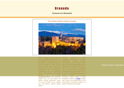 Practica Desarrollo Web Granada