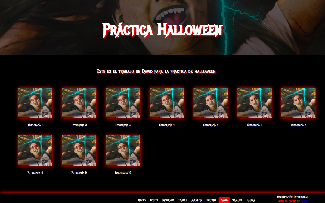 Proyecto Desarrollo Web Halloween